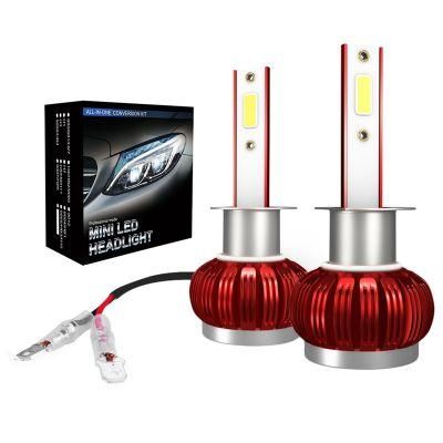 China Manufacturer High Power Super Bright Auto Bulb H1 H7 H11 9005 9006 9007 Car LED Headligh