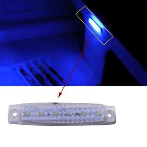 12V Waterproof White Blue Marine Color LED Utility Strip Light