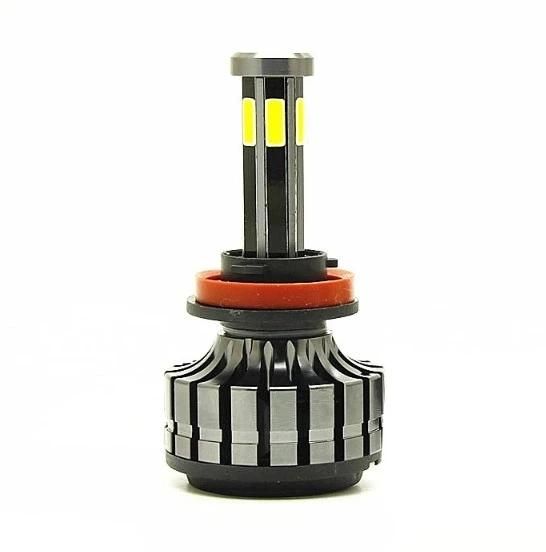 Newest Product 6-Sided LED Headlights for Automobiles High Power Motorcycle Headlamp H4 H11 9004 H13 H7 9005 9006