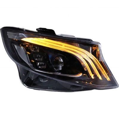 Modify Head Light for Mercedes V Class V260 W447 Vito V250 Vito 2016-2019 Headlamp Auto Parts Car Body Kits Lighting System