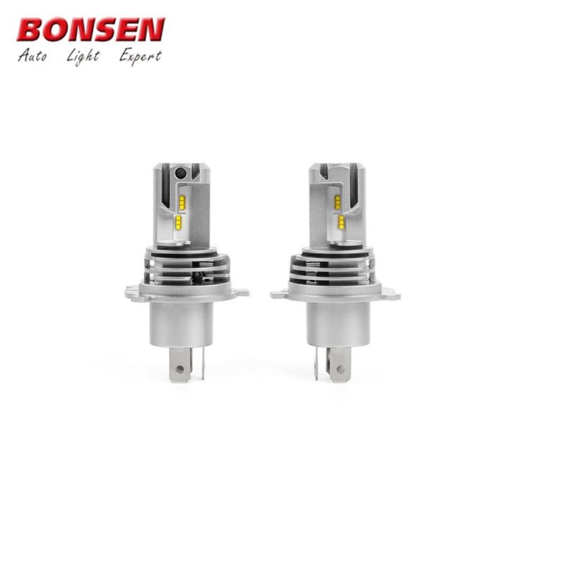 China Factory Auto Bulbs M3 H11 H4 Fanless LED Headlight Bulb