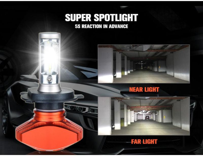 Factory of Origin LED Car Bulb Headlight H3 H4 H7 H11/H8/H9 Hb3 Hb4 12V LED Auto Lamp