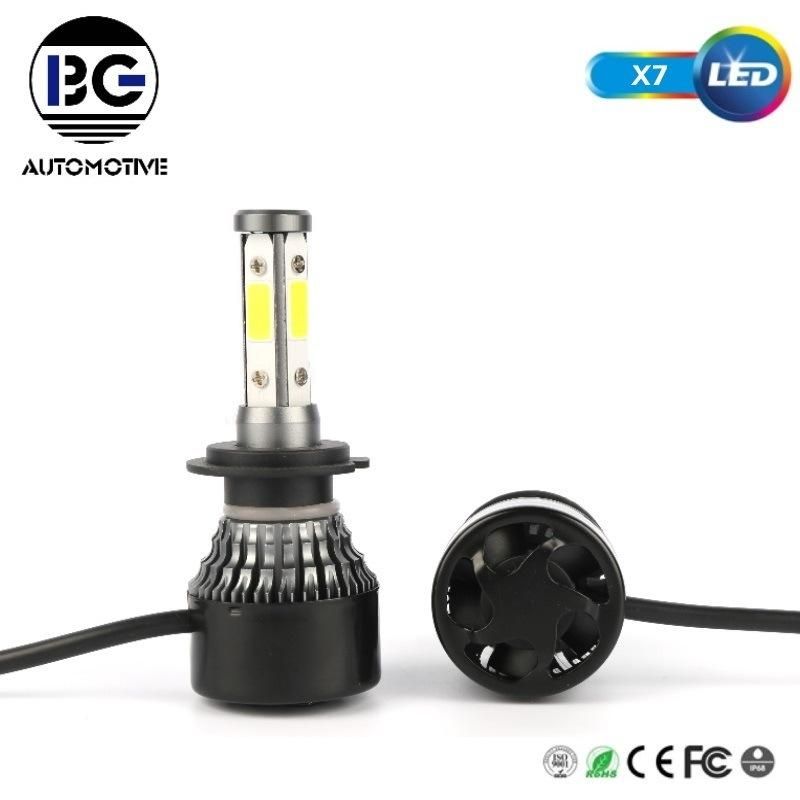 X7 LED Fog Light Bulbs, 6000 Lumens H11 LED Fog Lights/DRL 6000K Cool White 7500K Yellow 3000K