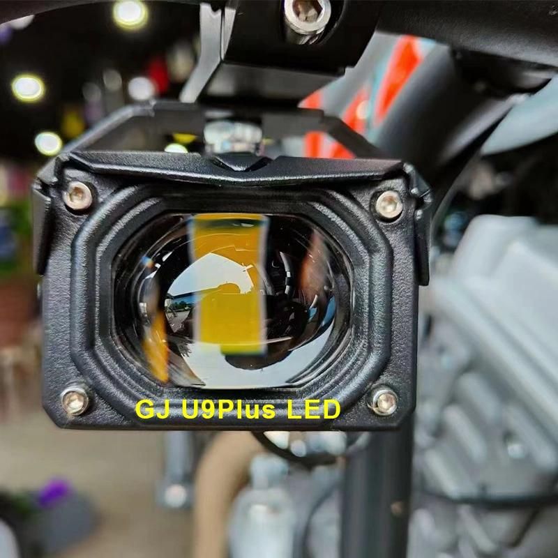 U9plus Offroad LED Light with Motorcycle Headlight High Beam White