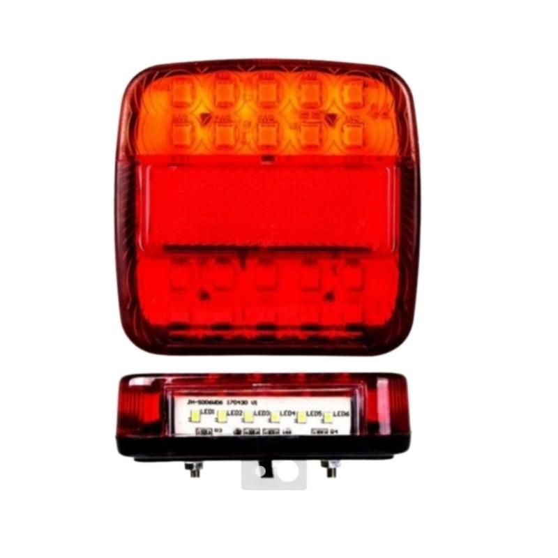 26LED Square Combination Trailer Tail Lights