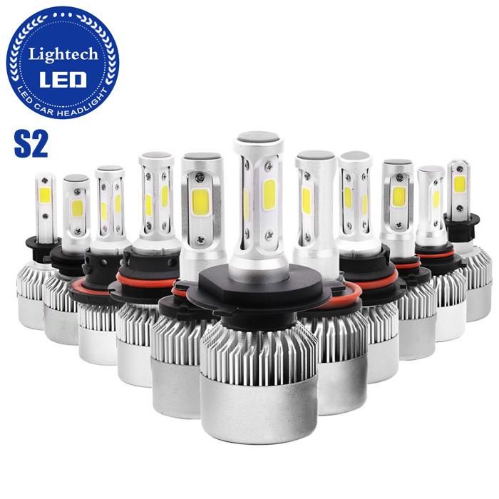 All in One Lightech 60W 8000lumen COB Bombillios C6 S2 LED Headlights Kit