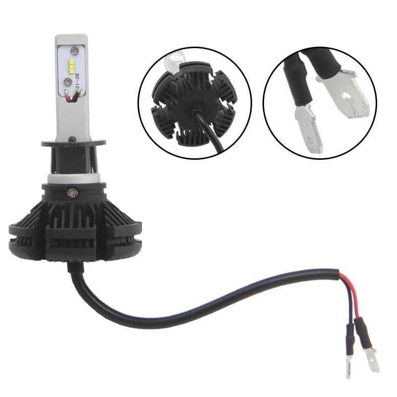 X3 Fanless Zes Chips 4000lm 6000K LED Headlight for Cars