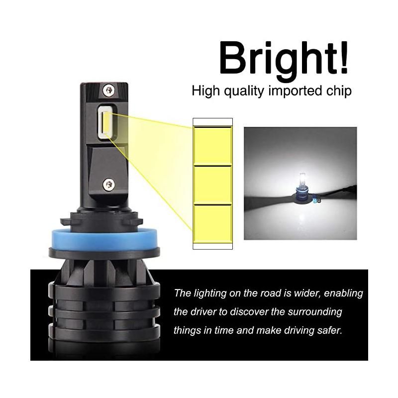 Auto Lighting System Mini Car Head Lamp H4 H7 H11 9005 9007 Hb3 Car LED Light Headlight M2 LED H4