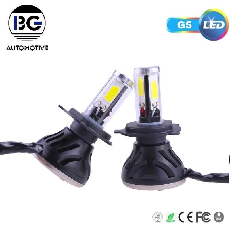 Fan Cooling H4 LED G5 Headlight 60W 8000 Lumen LED Headlight 9005 9006