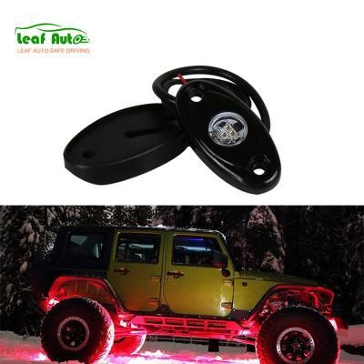 2inch 9W LED Rolling Rock Light for off Road ATV SUV Car Truck Boat Yacht Chassis Lights Decoration Clearance Undercar Lamp