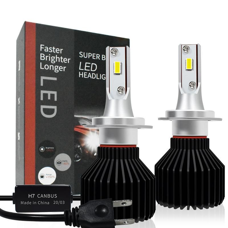 High Power Universal Auto Car Small New Design 5 Side LED Chip LED Headlight Bulbs M6 H7