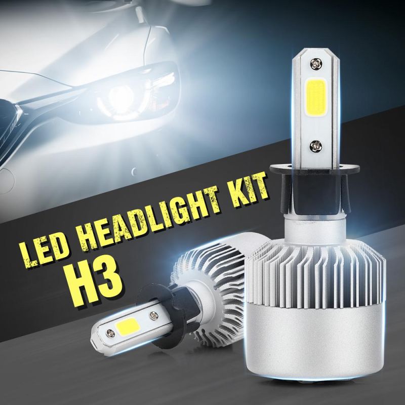 Factory Made Car Headlight Fog Lighting 9007 Hb5 Hi-Lo High Low Beam S2 COB Headlight 6500K 72W 8000lm Auto Headlamp LED Car Lamps