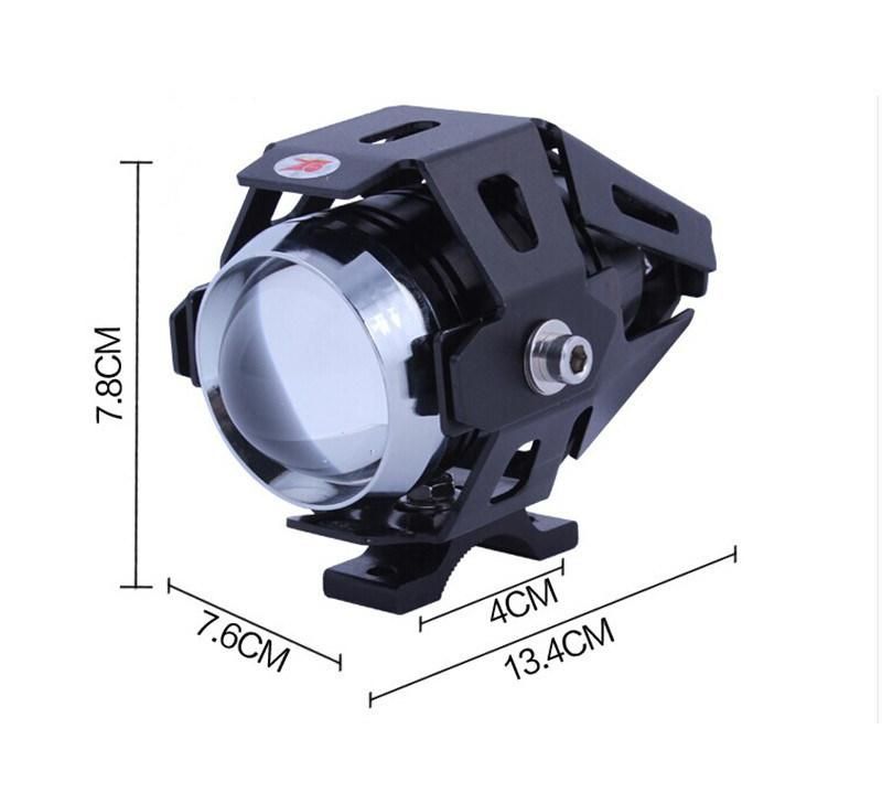 125W LED Motorcycle Light U5 Motorbike Spotlights Headlamp