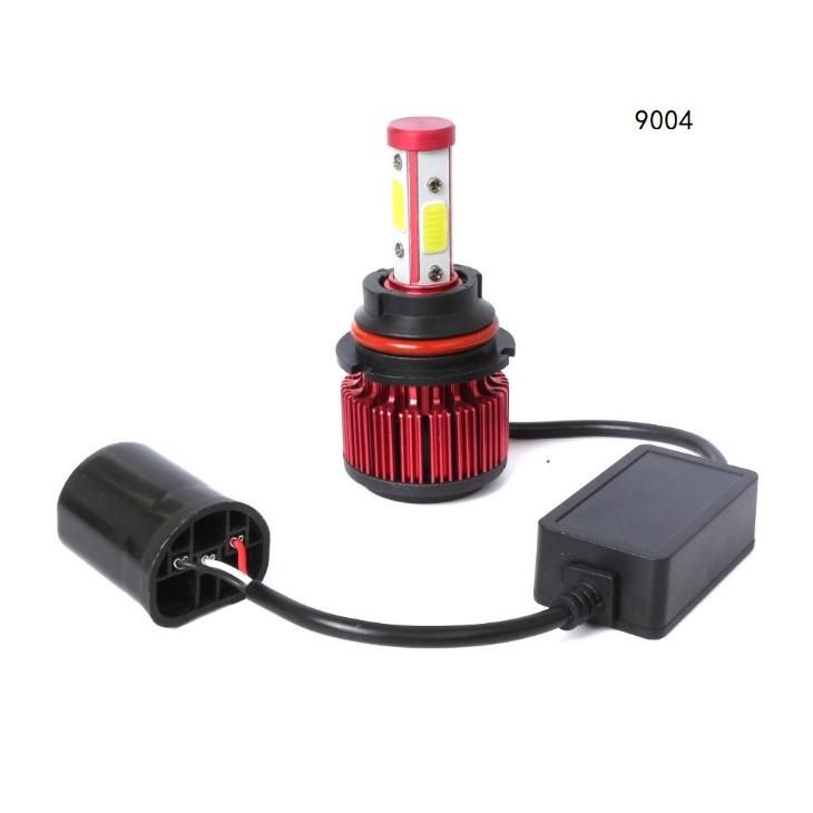 X6 2PCS 4 Sides H4 LED H7 Car Headlight Bulb Hb3 Hb4 5202 H13 9004 H11 LED Headlight 6500K 8000lm 360 Degree Autolamp Bulb