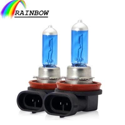 H11 55W Super White 6000K 12V Fog Lights Halogen Bulb Car 4300K Rainbow Blue Headlight Lamp Car Driving Light Car Styling