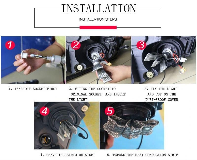 2018 New Design Nts Three Color LED Headlight