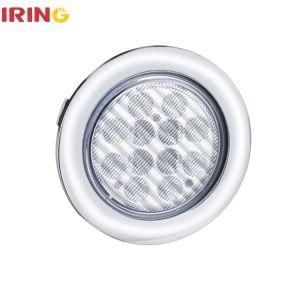 10-30V White Round Reverse Back-up LED Tail Light for Truck Trailer with DOT