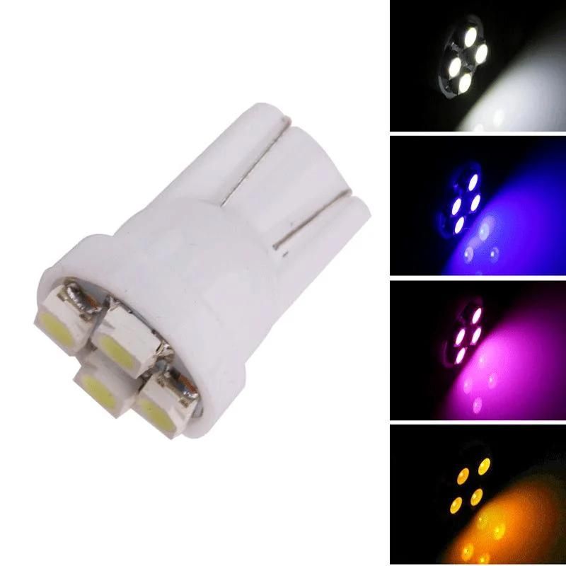 T10 4 SMD 1210 5W LED Car Wedge License Plate Indicator Clearance Lamp Light bulb 12V DC Light Bulbs for Cars