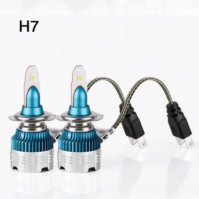 Mini2 LED Car Headlight H7 LED H4 Bulb H1 H3 H11 Hb3 9005 Hb4 880 9006 9012 Auto Lamps Fog Lights 12V