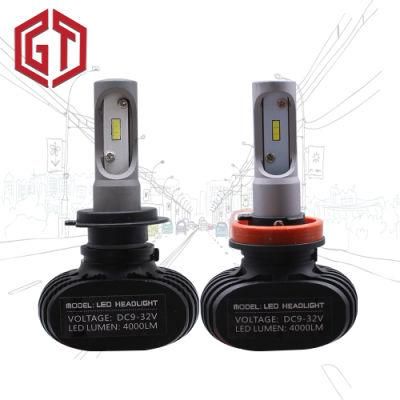 Hot Sell Fanless S1 K1 X3 C6 H1 H4 H7 H11 Hb3 Hb4 9012 6500K 55W 2PCS Super Bright Car LED Headlight