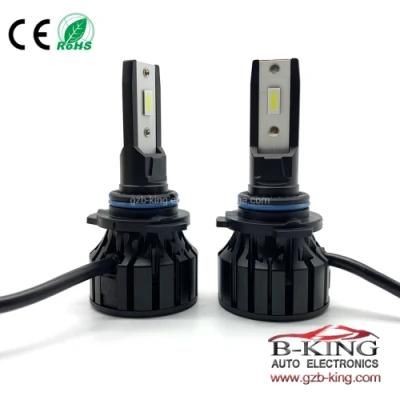 Small Size 9006 LED Headlight Bulb 6000lm 6500K Hb4 Conversion Kit