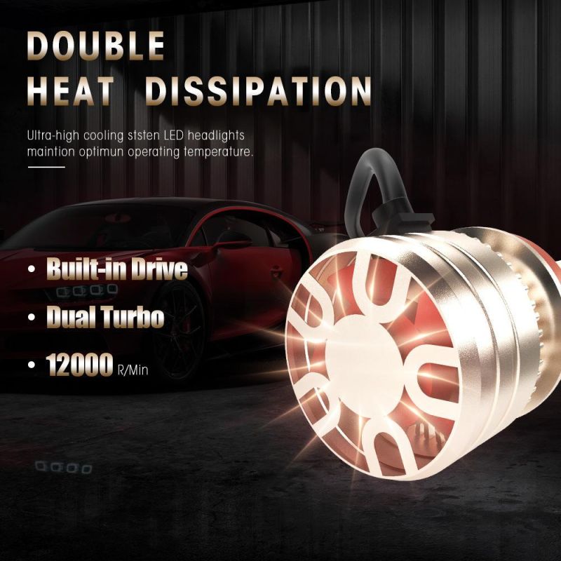 50W 10000lm LED Car Lights Bulb H4 H7 H11 H1 9005 9006 Xm70 LED Headlight for Car