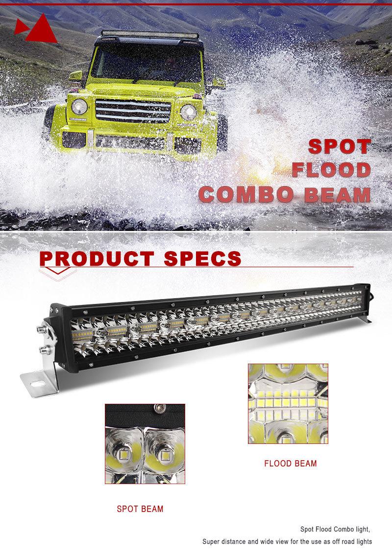 Offroad 3 Row 12V 42 Inch LED Light Bar Truck