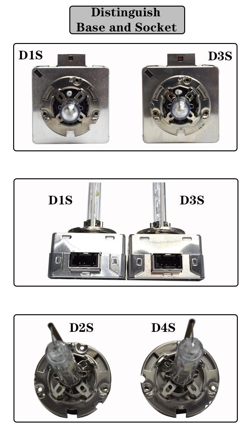 Original 35W 55W Xenon D1s HID Xenon Bulb 4300K D3s Xenon Metal D4s D2s 6000K 8000K D1s 5000K 10000K HID Xenon Light