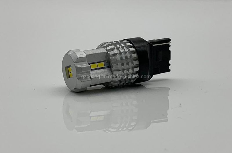 7440 T20 3020 12SMD White LED Car Lamp Bulb