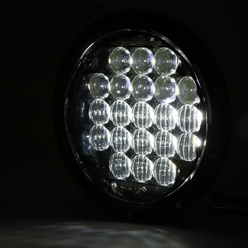 4WD 7inch 75W 126W Round LED Headlight for 4X4 Truck