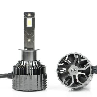 2021 New Wholesale High 5500lumen White 6500K Fan Cooling 24V 12V H1 Car LED Headlamp