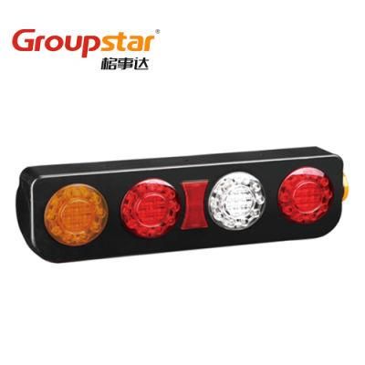 12V 24V LED Turn Stop Tail Reverse Fog Reflector Combination Rear Light Trailer Auto Lights