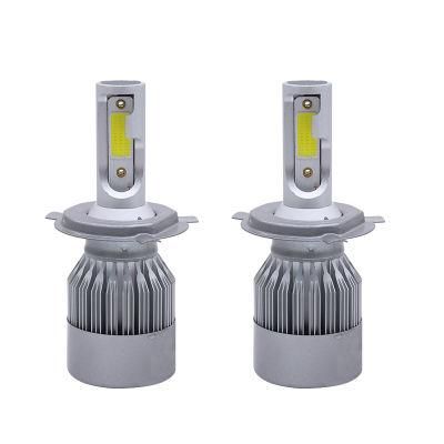 C6 Bulbs 2 PCS Car LED Headlight Bulbs H1 H3 H4 H7 H8 H11 Auto Lights Hb3 Hb4 H27 8000lm 6000K 36W Car Light Universal Canbus