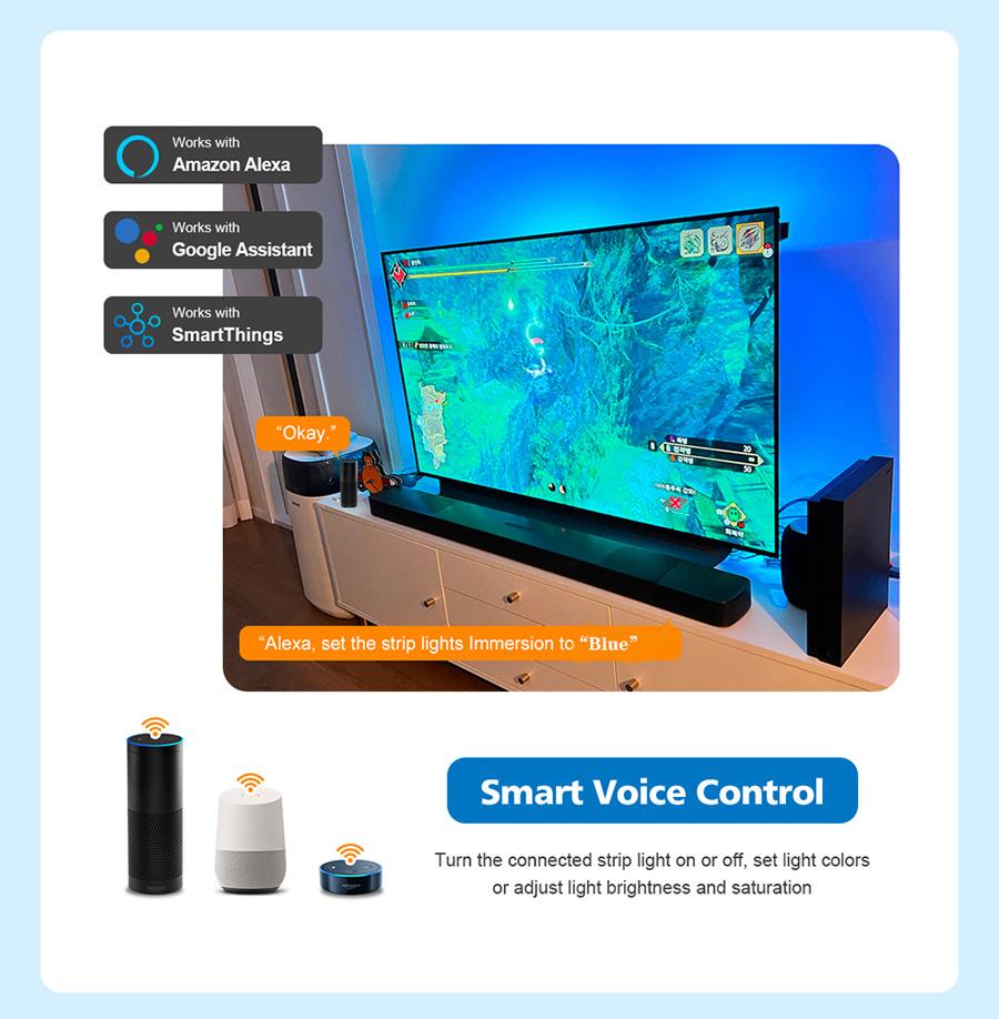 Computer Display Screen Synchronous Intelligent Atmosphere Light Bar