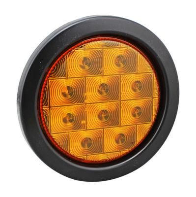 Factory Price E-MARK DOT Approval Round LED Tail Lights 24V Truck Auto Light Trailer Light