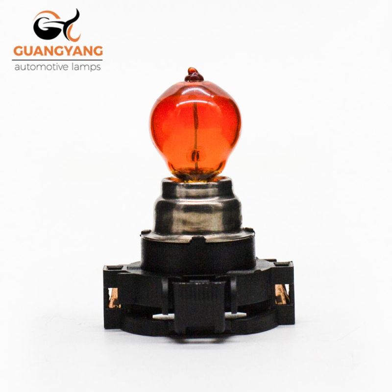 Car Fog Light Bulbs PY24W 12V24W Amber Headlight Accessories Turn Signal Lamps