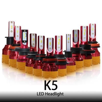 Auto Lighting System K5 LED Headlight Bulbs H1 H4 H7 H11 9005 9006 H16 Head Lamp