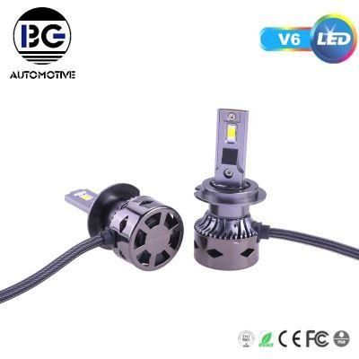 Hot Selling New Style V6 LED Headlight Car Lights 9005 9006 LED Headlight Bulbs H4 H13 H1 Auto Lighting System LED Lamps