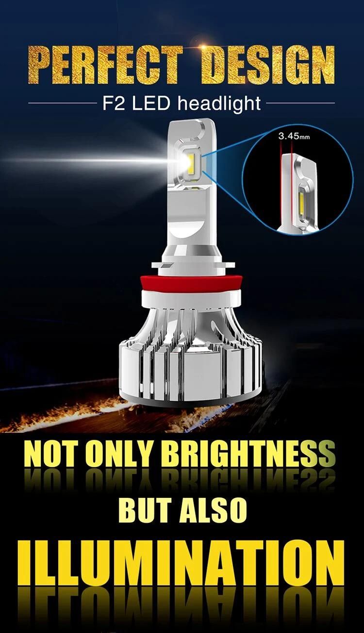 High Quality Mini 9012 9005 H11 H3 Hir2 12V Canbus Error 36W Car Auto H7 H13 F2 H4 LED Headlight Bulb