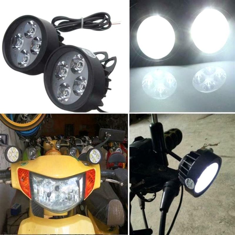 Scooter Accessories Moto LED Motorcycle Headlight 12V LED Moto Bulbs 3000lm Super Bright White Motorbike Head Lamp