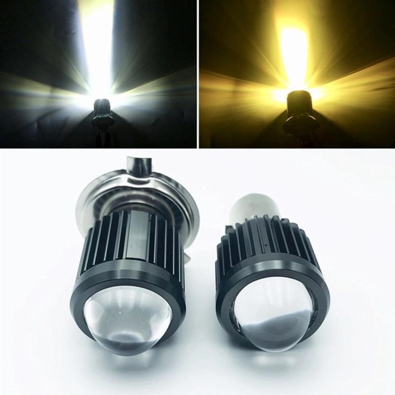 Hot Selling LED Motorcycle Headlight Projector Lens 36W 8000lm IP68 3000K/6000K Csp Chip 9-32V Auto Headlight Electric Motorcycle Lights