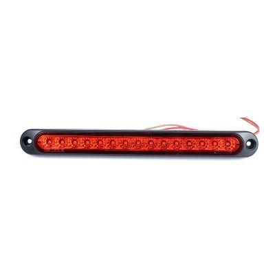 Factory Price 10-30V Caravan RV Coach Trailer UV PC Stripe Brake Stop Tail Light Bar Auto Lamp