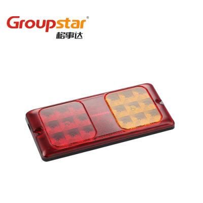 Car Lights Manufacturer E-MARK 10-30V Turn Stop Brake Truck Trailer Tail Lights Combination Rear Submersible LED Trailer Lights