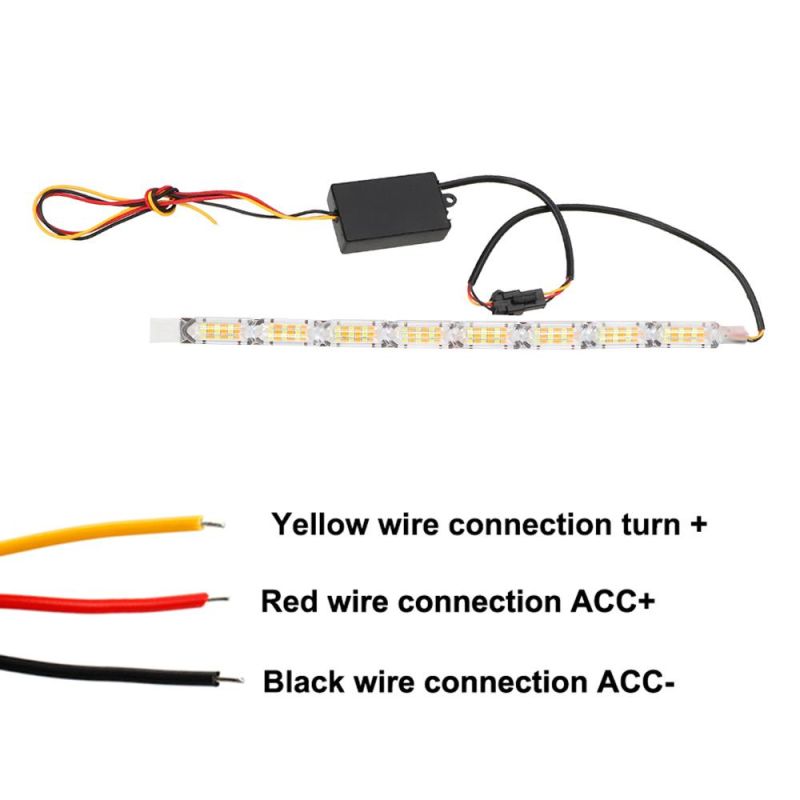 Pretty 1set Crystal Angel Tear Eyes Daytime Running Lights with Turn Signals Lamps Auto Flow DRL LED Strip Lights