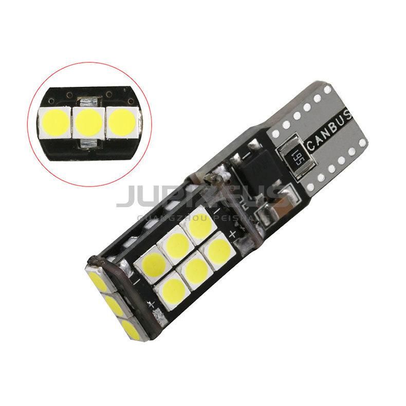 T10 Width Lamp 3030-15SMD Canbus Car Instrument Light License Plate Light