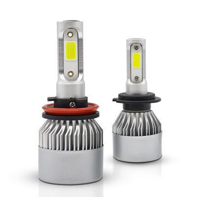 Factory Made Car Headlight Fog Lighting 9007 Hb5 Hi-Lo High Low Beam S2 COB Headlight 6500K 72W 8000lm Auto Headlamp LED Car Lamps