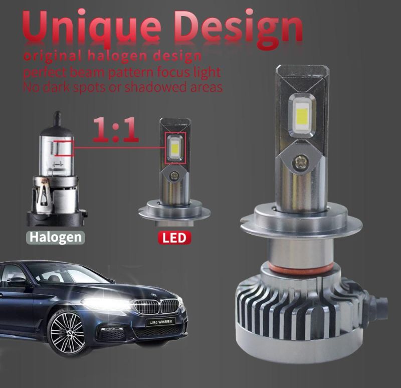 35W/Bulb Canbus Auto LED Headlights with Xenon Lamp H7 H4 H16 5202 Car Light