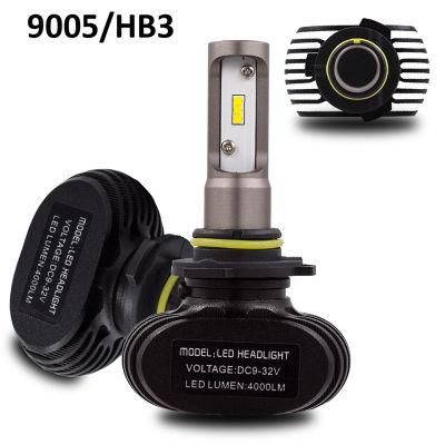 S1 H11 H8 H9 LED Headlight Bulb Car LED Convertion Kits 50W 4000lm 6000K Csp LED Chip H11 LED for Car Light