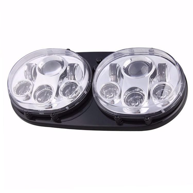 Harley Double 5.75 Inch 80W High Low LED Motorcycle Headlight