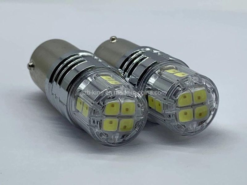 1157 Bay15D Switchback Dual Color White&Amber LED Turn Signal Light